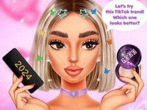 TikTok Trends: Makeup Then And Now Online Game Makeup Game