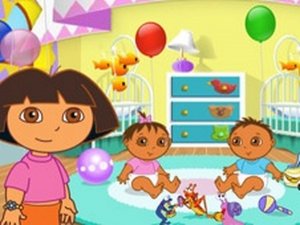 Dora's Playtime with the Twins