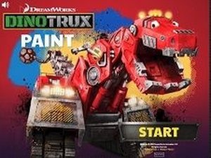 Dinotrux Paint Coloring Game