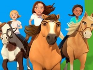 Spirit Riding Free Coloring Book