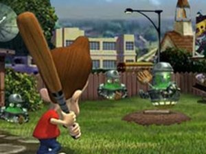 Jimmy Neutron Backyard Smashball Baseball Online Game Arcade Game