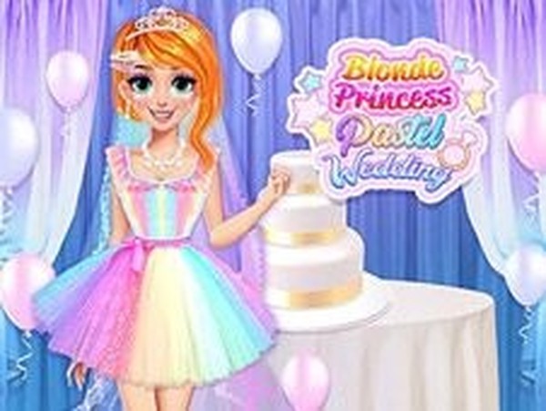Blonde Princess Pastel Wedding Planner Online Dress Up Game