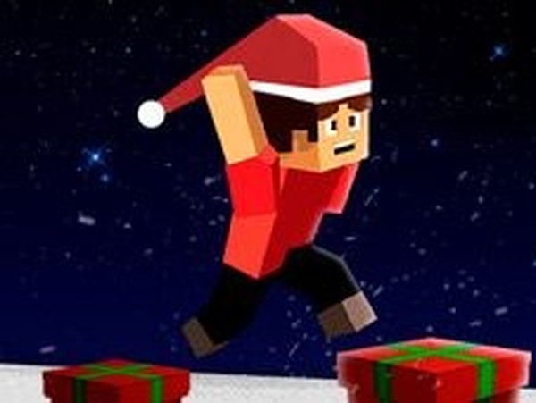 Parkour Block Xmas Special Online Arcade Game