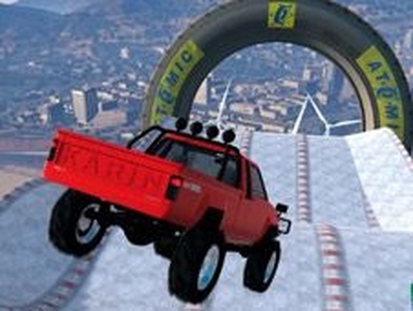 Ice Drop: GTA 5 Online Stunt Driving Arcade Game