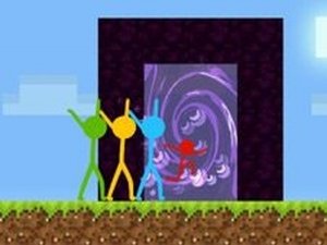 Stickman Parkour Skyland Online Arcade Game