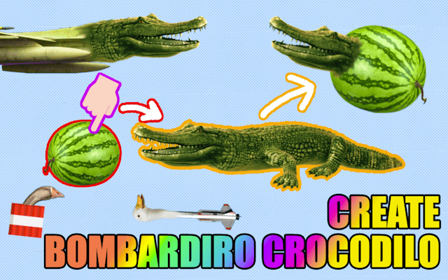 Create Bombardiro Crocodilo - Hybrid Survival Game