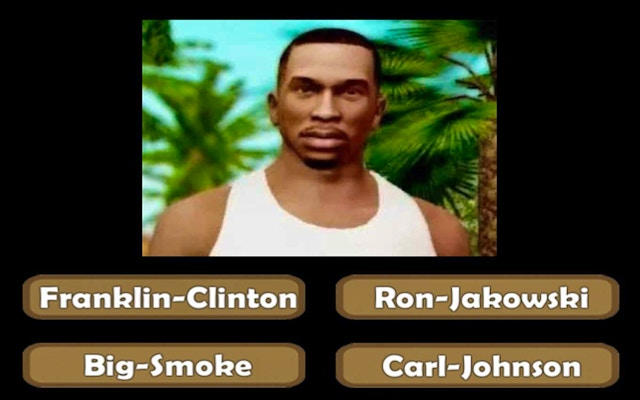 GTA Logo Trivia Quiz Game