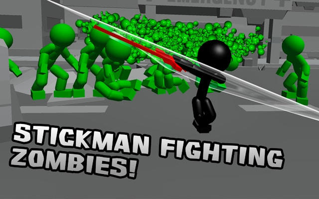 Stickman Killing Zombie 3D - Zombie Survival Game