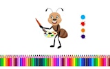 Ant Color Magic: Chibi Coloring & Design