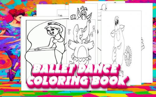 Ballet Dance Coloring Book - Free Online Art Game