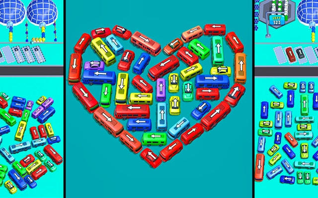 Bus Sort: Car Parking Jam Puzzle Game
