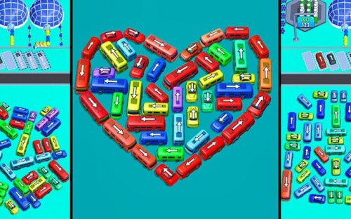 Bus Sort: Car Parking Jam Puzzle Game