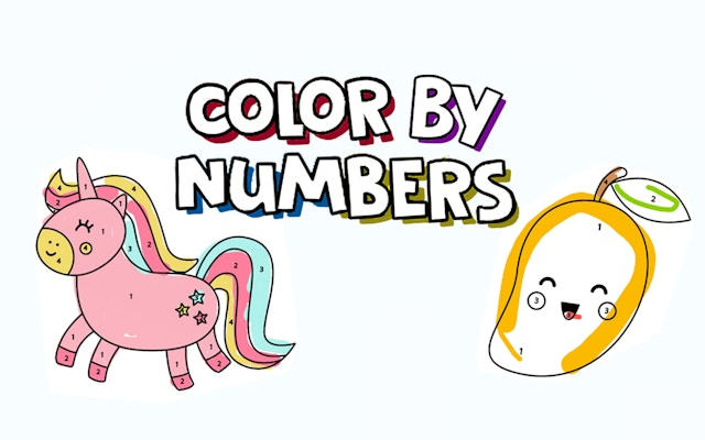 Color by Numbers: Kids Painting & Learning Game