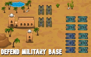 Defend Military Base - Cannon Defense Game