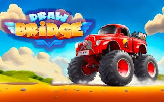 Draw Bridge 3D: Monster Truck - Bridge Builder Racing Game