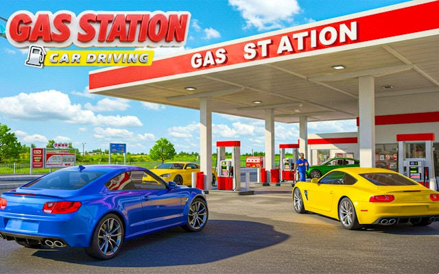 Gas Station Parking Simulator: 3D Driving Game