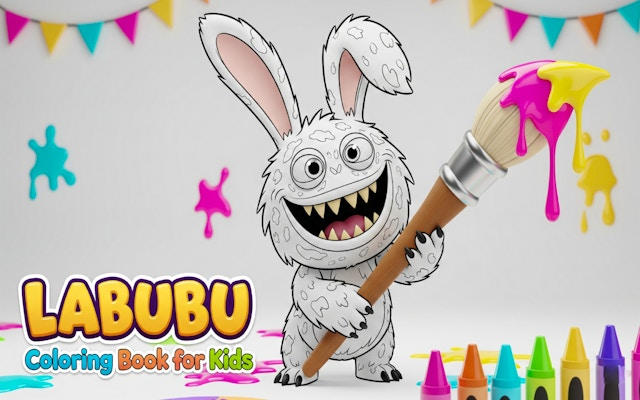 Labubu Coloring Book - Free Online Game