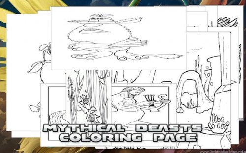 Mythical Beasts Coloring Book Game