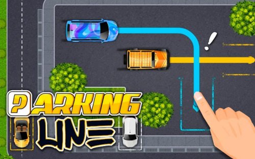 Parking Line: Car Drawing Puzzle