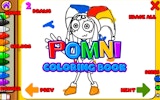 Pomni Coloring Book: Digital Circus Fun