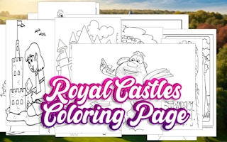 Royal Castles Coloring Book Game