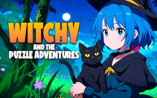 Witchy and the Puzzle Adventures: A Magical Cat Rescue Quest