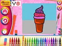 Ice Cream Coloring Game