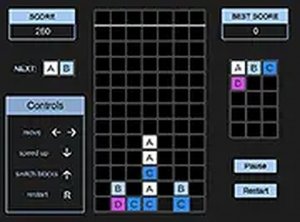 Alpha Drop Merge Puzzle